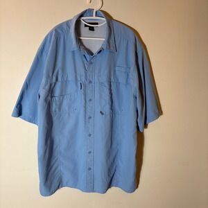 DRI-DUCK Short-Sleeve‎ Catch Fishing Shirt in Sky Size 2XL